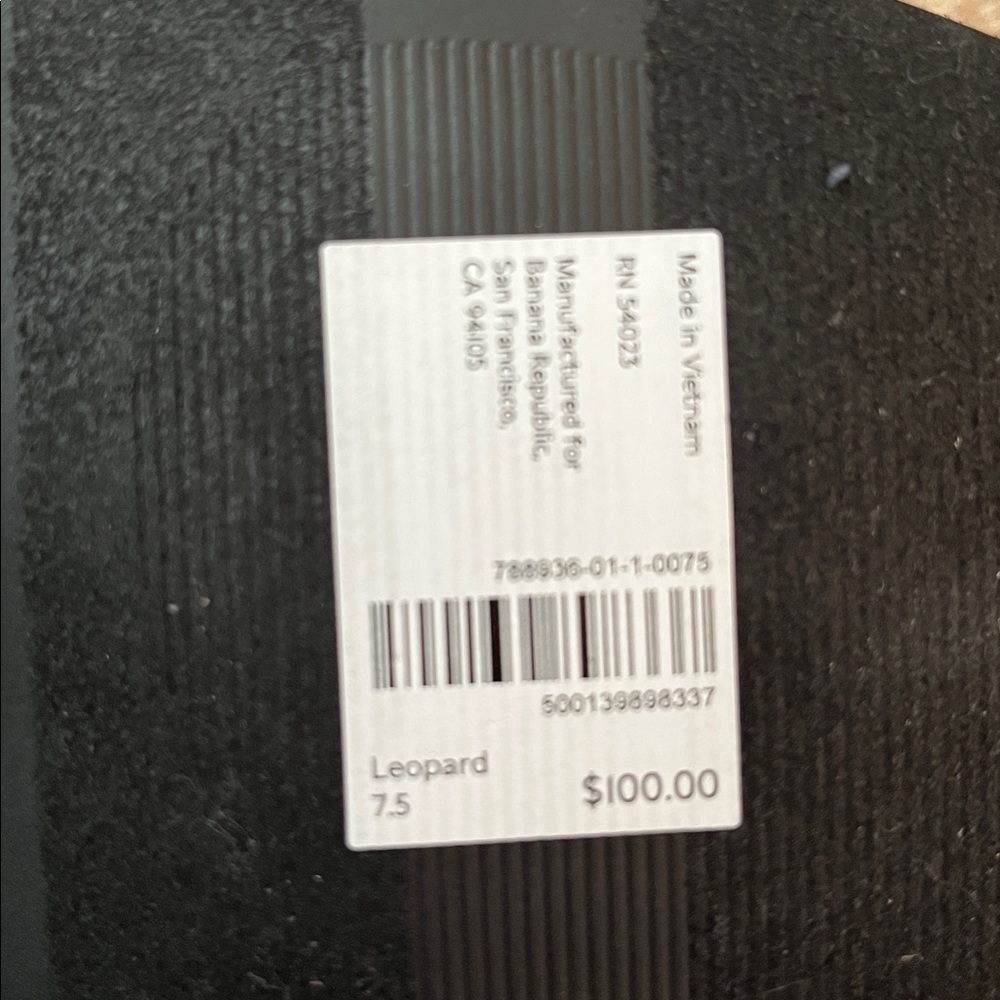 NWT Banana Republic Leopard Mules - Picture 9 of 9